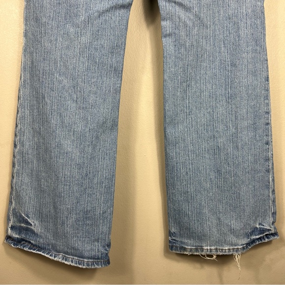 Vintage Y2K Floral Bedazzled Embellished Patch Bootcut Low Rise Jeans - Picture 7 of 7